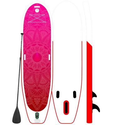 China Customs logo unisex OEM pinkinflatable paddle board stand up inflatable paddle board for sale