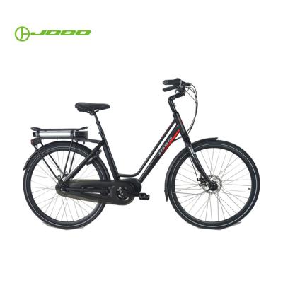 China Aluminum alloy 700C e-bike city electric bike with crank motor for sale