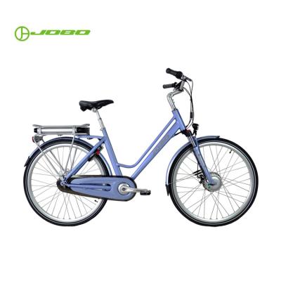 China 700C Aluminum Alloy Electric Bicycle With 36V 250W BaFang Motor Shimano Derailleur for sale