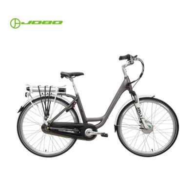 China Aluminum Alloy Aluminum Alloy Frame Women Electric Bicycle With 36V 250W BaFang Motor for sale