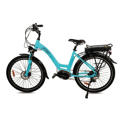 China Luxury Eu standard electric bicycle 26*1.95 lithium battery 10.4ah city bike for adult for sale