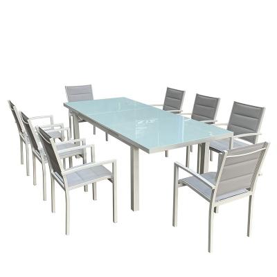 China Modern Outdoor Furniture Textline Outdoor Dining Set Garden Furniture for sale