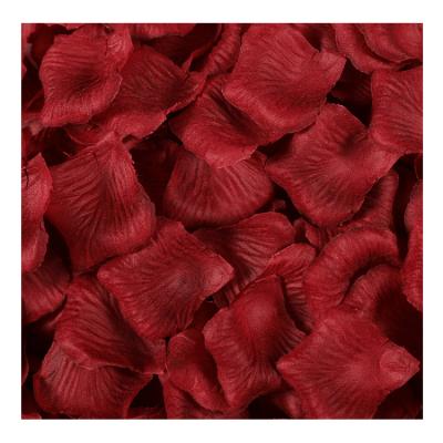 China Wedding Valentine's Day To Marry Artificial Flower Rose Petal Soft Petals Decoration Artificial Flower for sale