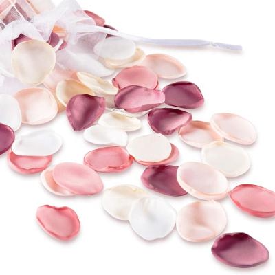 China Wedding 300pcs Artificial Flowers Rose Petals Girl Scatter Petals Silk for Wedding Centerpieces Table Confetti Party Home Decoration for sale