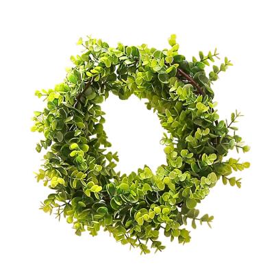 China Plastic Artificial Greenery Garland Hanging Plant Faux Eucalyptus Vines for Wedding Wall Decor Arch Backdrop for sale