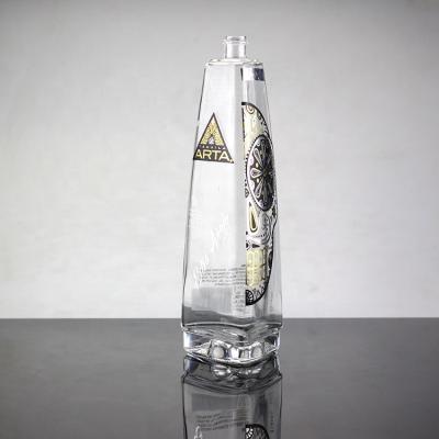 China Dorstuitdoende fles met schermdruk en 750 ml glasmateriaal Te koop