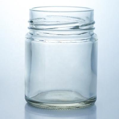 China 500 ml Glas Honigglas mit Metallkappe und Glasgrundmaterial zu verkaufen