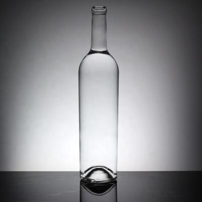 China 1 Liter Glasflasche mit Gummiverschluss für Alkohol mit Bildschirmdruck zu verkaufen