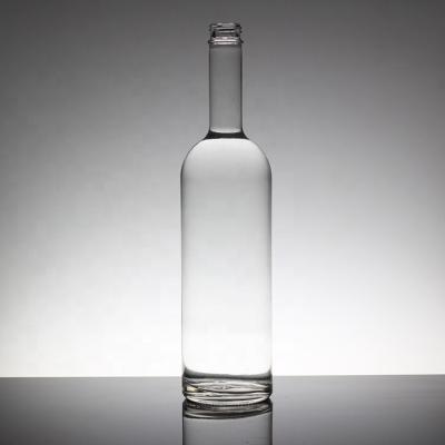 China Gravieren einer 1-Liter-Glasflasche mit Korkkappe für Alkohol-Whiski-Wodka zu verkaufen