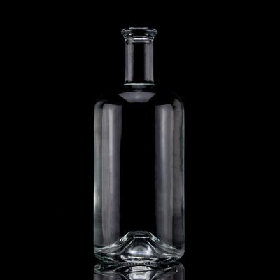 China Glasflasche für Alkohol 750 ml Kapazität Säure Etch Oberfläche Glasmaterial zu verkaufen