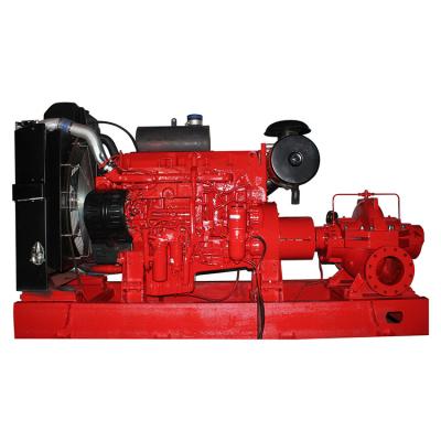 China Buildings LSDS2.0/453.6 160kw commercial centrifugal fire fighting pump set with Cummins diesel engine NT855-P300 for sale