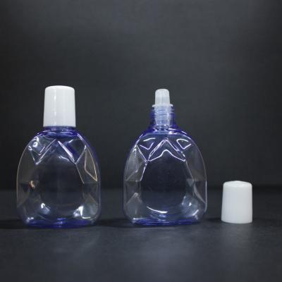 Chine Bouteilles vides de goutte pour les yeux de bouteille de conditionnement en plastique avec le chapeau 10ml 15ml 30ml à vendre