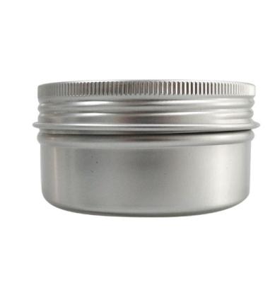 China 80g 68*35 Silberfaden Aluminiumbox Kosmetische Creme Creme Creme Blume Tee Tee Versiegelte kleine Aluminiumdose Verpackung zu verkaufen