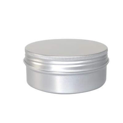 China 150g 83*35 Round Threaded Aluminum Box Cosmetic Cream Box Snack Tea Sealed Packaging Metal Box for sale