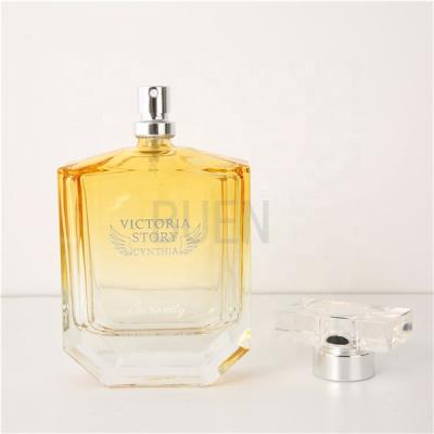 China Custom 50ml Square / Five Pointed Glass Perfume Bottle Daily Used zu verkaufen