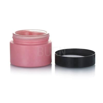 Cina Crema 1oz, contenitori cosmetici vuoti non tossici di Rose Gold Glass Cosmetic Jars in vendita