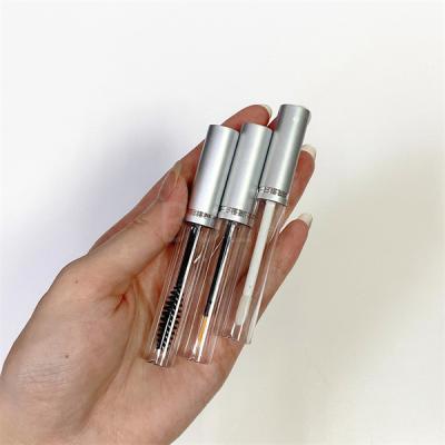 China 4.5ml het lege Zilver van het de Eyelineraluminium van Lipglossbuizen met Borstel Te koop