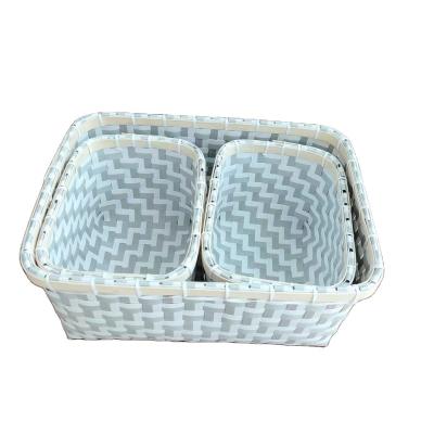 China China Viable Factory Direct Design Customized Plastic Waterproof Multifunctional Colors Storage Basket Set for sale