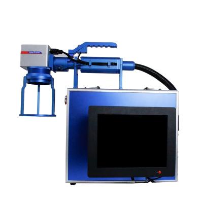 China air cooled small competitive price hand held portable fiber laser marking machine for metal stainless steel aluminum for sale