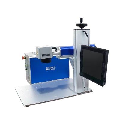 China Shanghai AOGEO Air Cooled Hot Sales Portable Slit Fiber Laser Marking Machine For Metal Slit Fiber Laser Marking Engraving Machine for sale