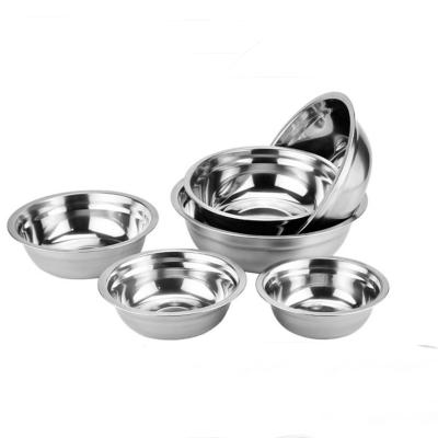 China 30-50cm Sustainable 1.2cm Thick Stainless Steel Basin For Household Commercial Kitchen for sale