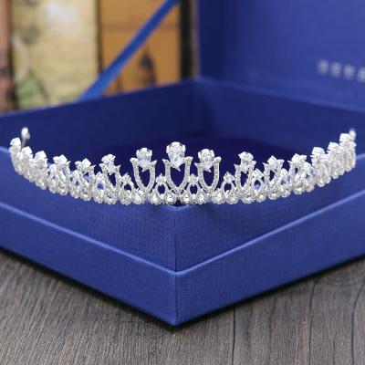 China Bridal Princess AAA CZ Tiara Wedding Crown Graceful Crown Pageant Tiara for sale