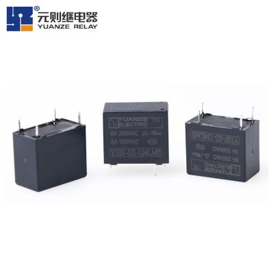 China Yuanze y32fss105hm 5a 8a 10a 16a 5 volt 5v 12v 10a y32f hf32 general power micro epoxy miniature relay for sale