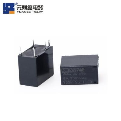 China 5a 10A 4 PIN Miniature 48V hf32 y32f jzc 32f y32fss105hm general power epoxy relay for audio equipment for sale