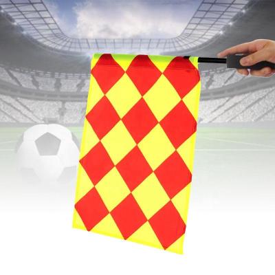 China Wholesale Hanging Soccer Referee Flags Fair Play World Cup Flag Manifestation Soccer Linesman Flags Referee Equipment Set for sale