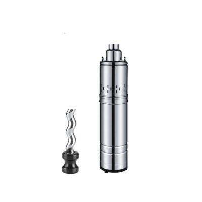 China Drinking Water Treatment WEDO 4 Inch QGD 1 Hp Submersible Stainless Steel Irrigation Agricultural Screw Well Water Pump Features for sale