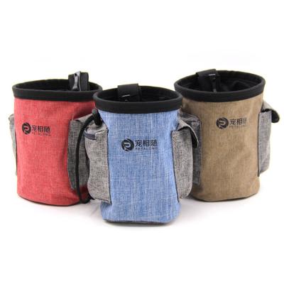 China High Quality Promotion Cloth Material Viable In Running Outdoor Pet Training Food Waist Bag for sale