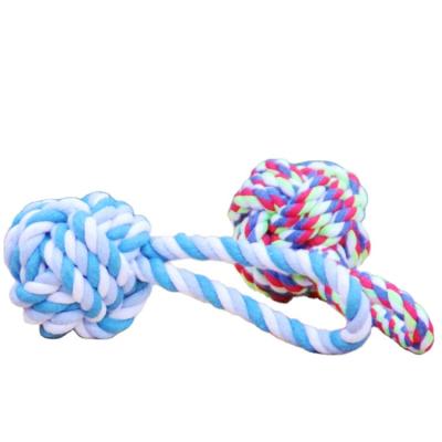 China Soft Dog Toy Ball Wholesale Pet Toy Cat Chew Toy Small Animal Design Cotton Rope 2021 New for sale