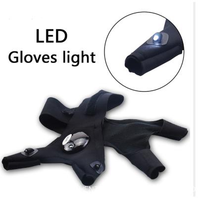 China Fashional Glove Flashlight Breathable Portable Multifunctional Led Light Glove With LED Light for sale