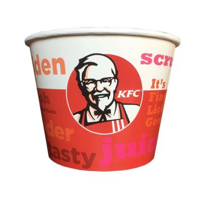 China Whole Family KFC Disposable Bucket Take Out Bucket Food Fried Chicken Bucket Factory Customized Thickening for sale