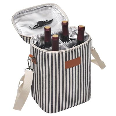 China Eco-Friendly Recyclable Washable High Quality Waterproof Aluminum Foil Insulated Picnic Outdoor Lunch Bag Wine Cooler Bags for sale