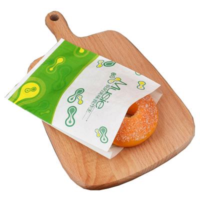 China Disposable Snacks French Fries Fried Chicken Film Paper Bag Oil Proof Paper Bag for sale