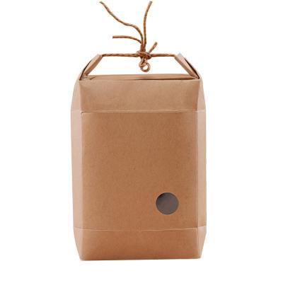 China Recycled Promotional Flour Materials Hot Sale Customized Kraft Paper Bags for sale