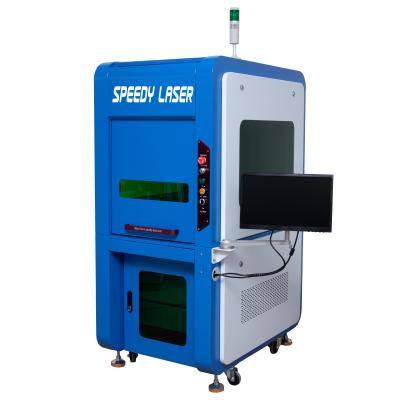 China Full-enclosed Enclosure 20W 30W 50W 60W 100W IPG Raycus JPT Fiber Cover Security Export Laser Marking Engraving Machine for sale