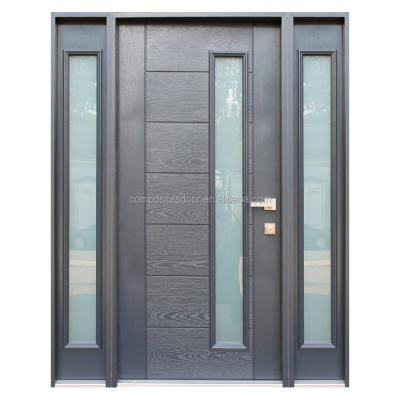 China Modern US and UK Standard Fiberglass SMC Door Skin for sale