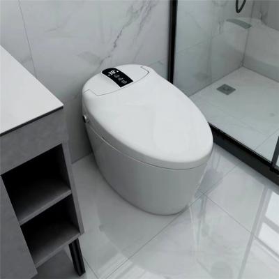 China New 110V/220V Automatic Operation Bathroom Automatic Open Smart Bidet Electronic Toilet Bowl Heated WC Sensor Automatic Flush Smart Toilet for sale