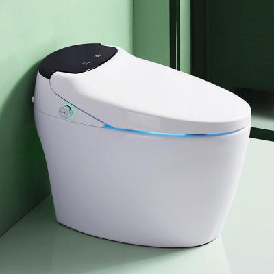 China One Piece 110v Bidet Wc Auto Operation Bathroom Ceramic Smart Smart Toilet Modern Luxury Flush Electric Smart Toilet for sale