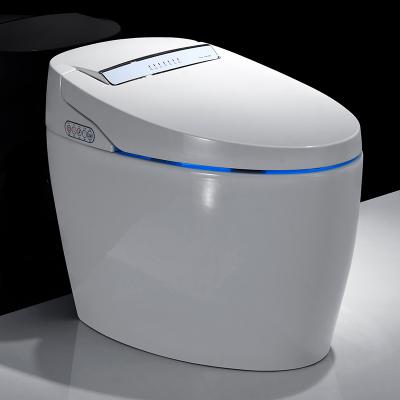 China Bathroom Wc Ceramic Electric Heated Toilet One Piece Smart Seat Auto Operation Smart Ware Toilet With CE for sale