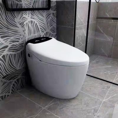 China Bathroom Ware European Standard Electric Smart Toilet Bowl One-Piece Auto Operation Wc Smart Sanitary Automatic Smart Toilet With Bidet for sale