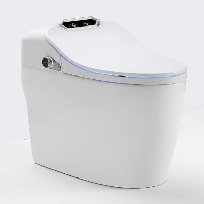 China One Piece Sanitary Ceramic Electric Heated Seat Wc Automatic Operation Bathroom Smart Ware Smart Toilet With CE for sale