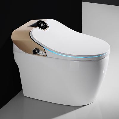 China Modern Floor Standing Toilet Intelligent Ceramic Electric Inodoro Closestool Auto Operation Smart Bathroom Toilet for Hotel for sale