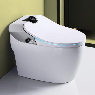 China Sanitary Ware One Piece Automatic Flush Bowl Toilet Ceramic Automatic Operation Bathroom Ware Intelligent WC Smart Toilet With CE Certificate for sale