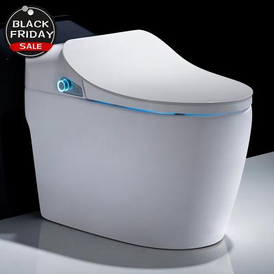 China Intelligent Auto Operation Lavatory Ceramic Electric Power One Piece Smart Toilet With CE cetificate for sale