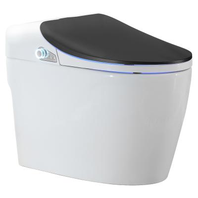 China Sanitary One-Piece Automatic Bathroom Toilet Wc Automatic Operation Ceramic Electric Intelligent Smart Toilet Use Toilet for sale