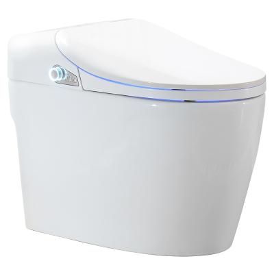 China Automatic Operation Bathroom Wc Ceramic Sanitary Ware Intelligent One Piece Automatic Smart Toilet for sale