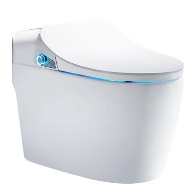 China Automatic Operation Bathroom High Quality Siphonic One Piece WC Modern Ceramic Automatic Smart Toilet for sale